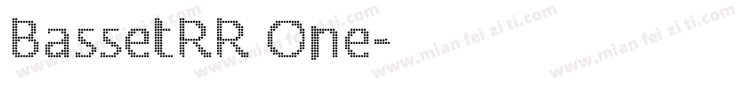BassetRR One字体转换